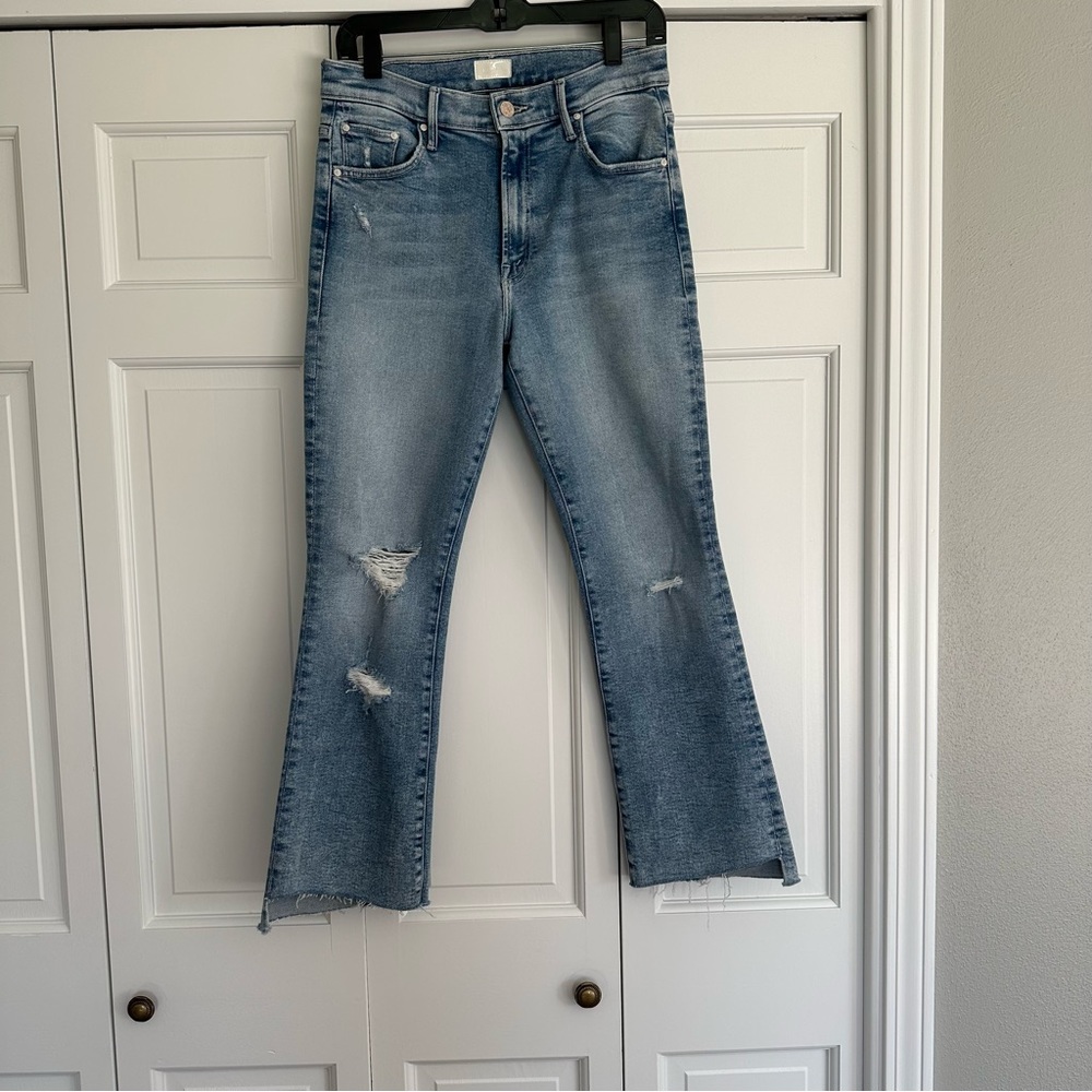 MOTHER Insider Crop Step Fray - size 29